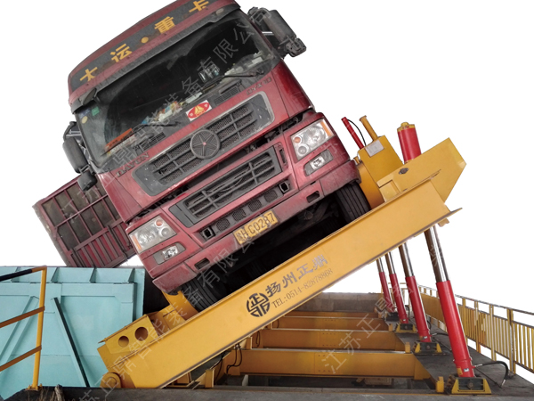 全自動(dòng)側(cè)翻卸車(chē)機(jī)